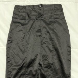 Black pencil skirt